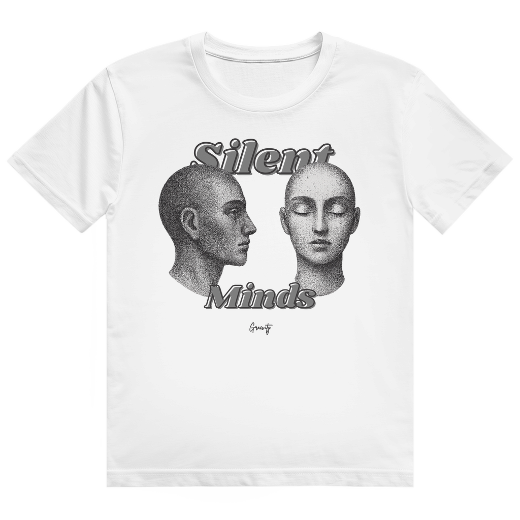"SILENT MINDS" HEAVY COTTON T-SHIRT