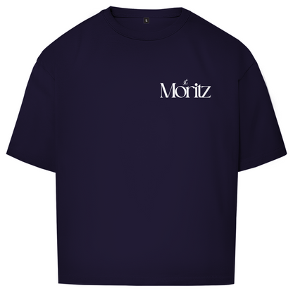 ST. MORITZ OVERSIZE T-SHIRT WHITE WRITING